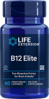 Витамин B-12 Life Extension, 60 вегетарианских таблеток