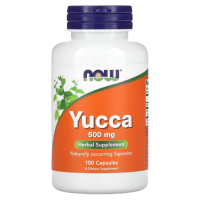 Юкка Корень Концентрат (Yucca) 500 мг, NOW Foods, 100 капсул