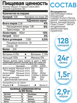 Протеин сывороточный и изолят,  Tree of Life Life Protein, банановый молочный коктейль, 60 порций, 1800 гр