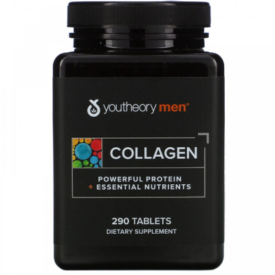 Коллаген для мужчин (Collagen for Men), Youtheory Collagen, 290 таблеток