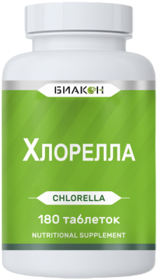 Хлорелла (Chlorella), Биакон, 180 таблеток