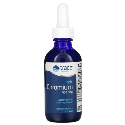 Ионный хром (Ionic Chromium) 550 мкг, Trace Minerals, 59 мл