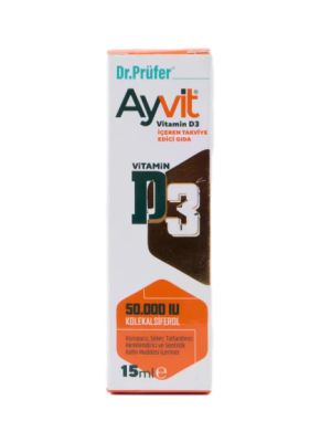 Айвит Витамин Д3 (Ayvit Vitamin D3) 500 МЕ, Dr.Prufer, 15 мл