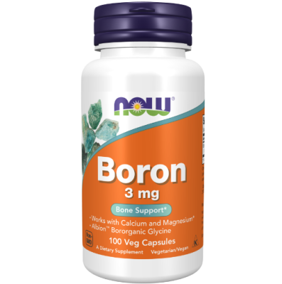 Бор Нау Фудс (Boron Now Foods), 3 мг, 100 капсул