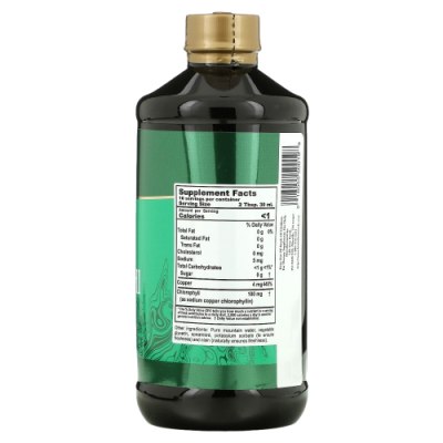 Жидкий Хлорофилл (Liquid Chlorophyll) мята, Buried Treasure, 480 мл