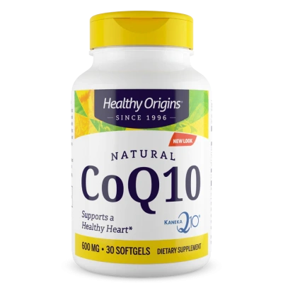 Кофермент Q10 (CoQ10) 600 мг, Healthy Origins, 30 гелевых капсул