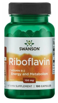 Riboflavin 100 мг Свенсон, 100 капсул